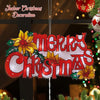 The Benross Christmas Workshop LED Merry Christmas Metallic Silhouette Light