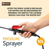 5L garden pressure sprayer with adjustable nozzle
