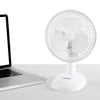 Benross 41240 2-In-1 Desk & Clip Fan 6 Inch, Clip To Any Surface, 20W, 2 Speeds