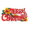 The Benross Christmas Workshop LED Merry Christmas Metallic Silhouette Light