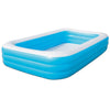 Bestway Family Pool Deluxe, rectangular pool for children, easy to assemble, blue, 305x183x56 cm