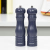 Blackmoor 68069 Manual Salt and Pepper Grinder Set/Classic Wooden Design with Ceramic Grinding Core/Adjustable Coarseness/Navy Blue Colour