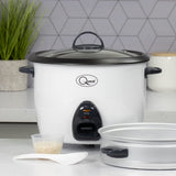 Quest 2.2L 900W white rice cooker and steamer