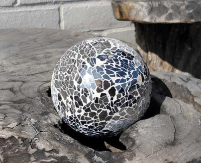 Small Mirrored Mosaic Ball (8cm) - Ornament