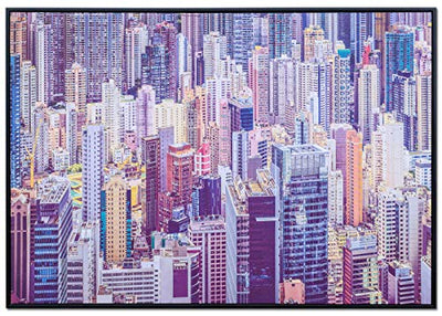 Febland Skyscrapers Canvas Print, Multi, Large