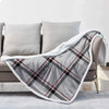 Bauer Electric Heated Throw Blanket with Luxury Double Fleece Lining | 10 Heat Levels | Machine Washable | Plaid Design