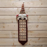 Widdop snowman hanging Christmas advent calendar – 76cm