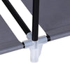 Generic Fabric Canvas Wardrobe Organizer Clothes Rail Shelf Storage Closet Single (Grey), 68-69-70a