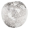 New Mosaic Mirrored Silver Coloured Apple Without Leaf
