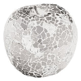 New Mosaic Mirrored Silver Coloured Apple Without Leaf
