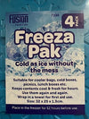 Freezer Pak 4 Pack Large Ice Packs for Cooler Bags Hampers Picnic Lunch Bags