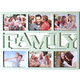 Widdop pale mint family multi-aperture collage photo frame