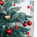 Widdop LED elf Christmas baubles set of six