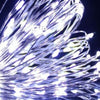 40 USB LED String Lights on a Silver Wire - Cool White