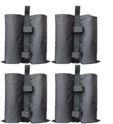 Set of four grey gazebo sandbag weights