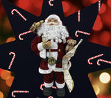 90cm Standing Santa Claus Christmas Decoration