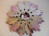 PINK AND SILVER STARBURST GARLAND (9ft)