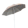 My Garden 1.8m tilting patio parasol – orange and blue stripe
