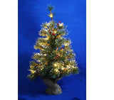 The Christmas Workshop 60cm pre-lit mini fir Christmas tree