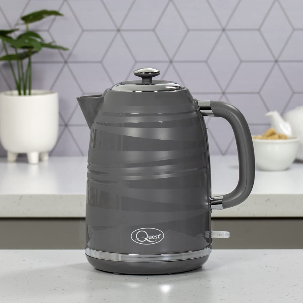 Quest Harmony grey 1.7L rapid boil kettle