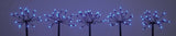 120 BLUE MULTI ACTION SPARKLE LIGHTS(path lights)
