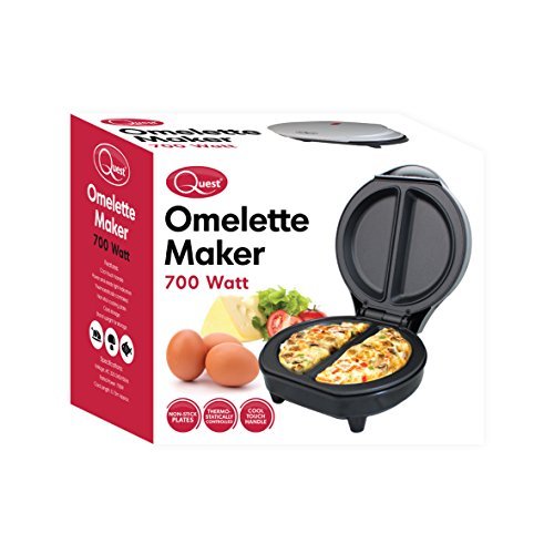 Quest 700W dual non-stick omelette maker