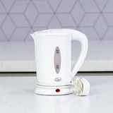 Quest white 0.5L dual voltage travel kettle
