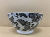 Set of 4 Bowls - Black & White Floral