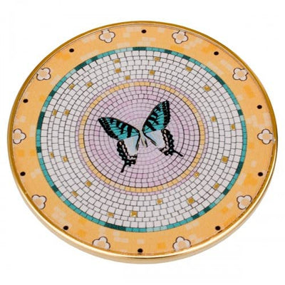 Coasters Circular Butterfly Design - Set of 4
