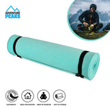 Adventure Peaks green EVA camping roll mat – 180 x 50cm