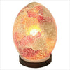 Mosaic Glass Mini Egg Table Lamp Colour: Red