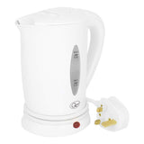 Quest white 0.5L dual voltage travel kettle