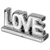 Febland Ceramic Little Love Sign, Silver, Small