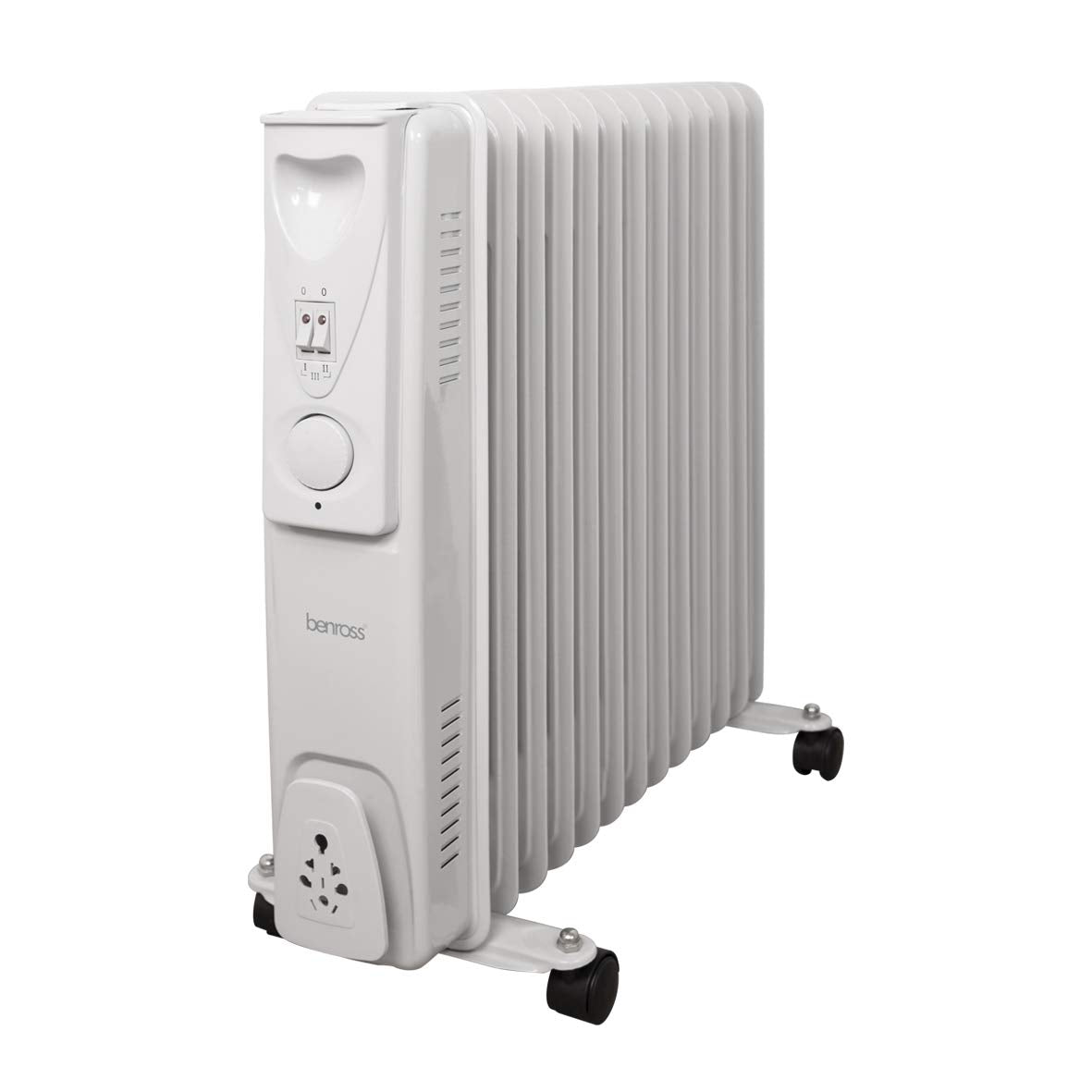 Benross white 13-fin 2500W oil filled radiator