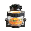 Quest 17L halogen air fryer oven with 5L extender ring