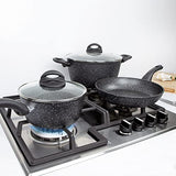 Blackmoor three-piece non-stick pan set