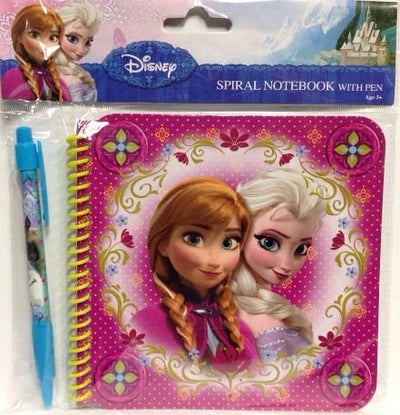 Disney FROZEN Spiral Notebook with Pen