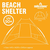 UV50+ beach shelter with carry bag