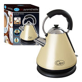 Quest cream 1.7L pyramid kettle 2200W