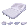 Avenli 88170 5-in-1 Inflatable Flocked Sofa Bed/Grey/Easy to Inflate/Ideal for Camping, Festivals or Spare Bed