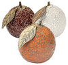 Mosaic Glass Orange - White