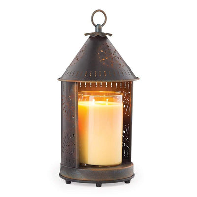 Candle Warmers Tin Punched Candle Warmer Primitive Tin Lantern Lamps