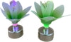 Table Decorations Set of 6 Fibre Optic Light up Flower Battery Operated