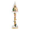 70cm wooden LED Christmas treehouse with warm white lights