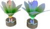 Table Decorations Set of 6 Fibre Optic Light up Flower Battery Operated