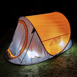 Pop-up festival tent with 2000mm water resistance