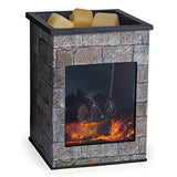 Candle Warmers Etc. Hearthstone grey fireplace fragrance warmer