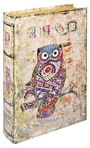 Febland Hope Owl Storage Book Box, Multi, Small