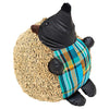 Febland Blue Tartan Hedgehog Doorstop, Small