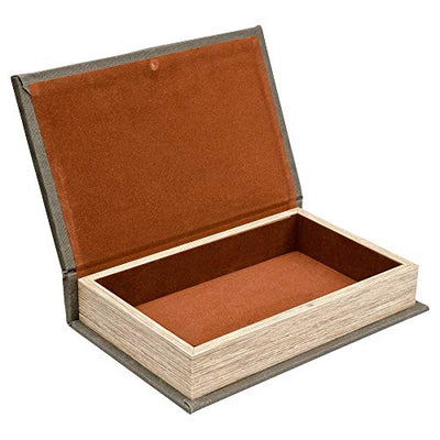 Febland Bronze Eagle Storage Book Box, Brown, Small